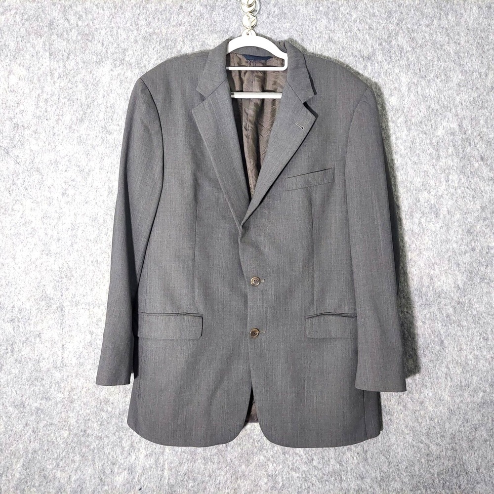 Burberry Men Blazer 42 Long  100%‎ Wool Kingston 42L 3 Button Suit Jacket USA